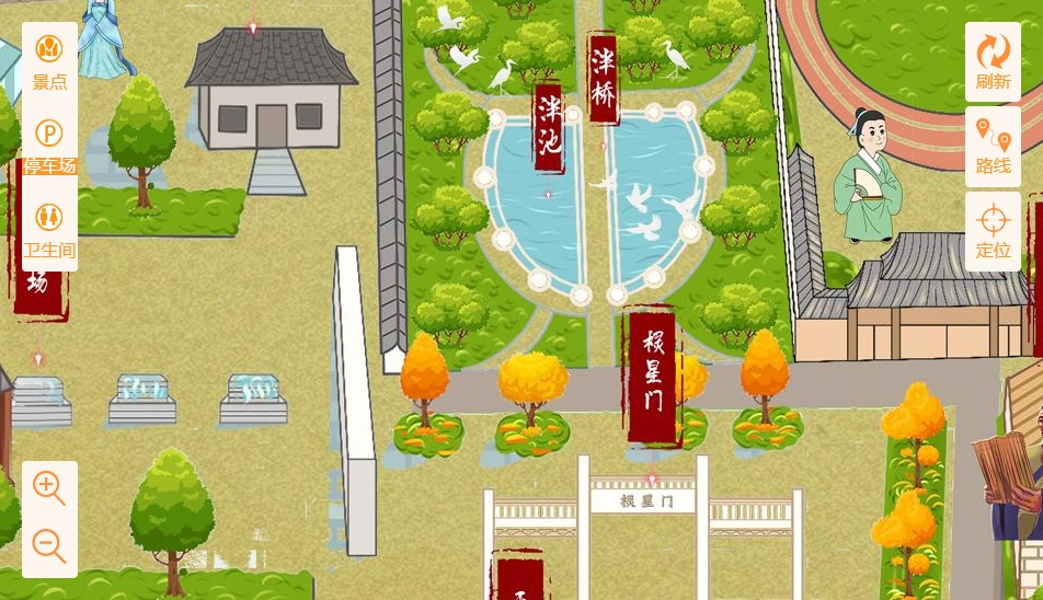 黑河手绘地图景区语音讲解导览系统：智慧景区建设的基石